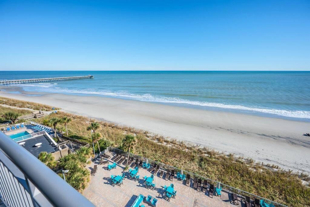 Villa 7Th Floor! Modern Building, Direct Oceanfront View Myrtle Beach Esterno foto