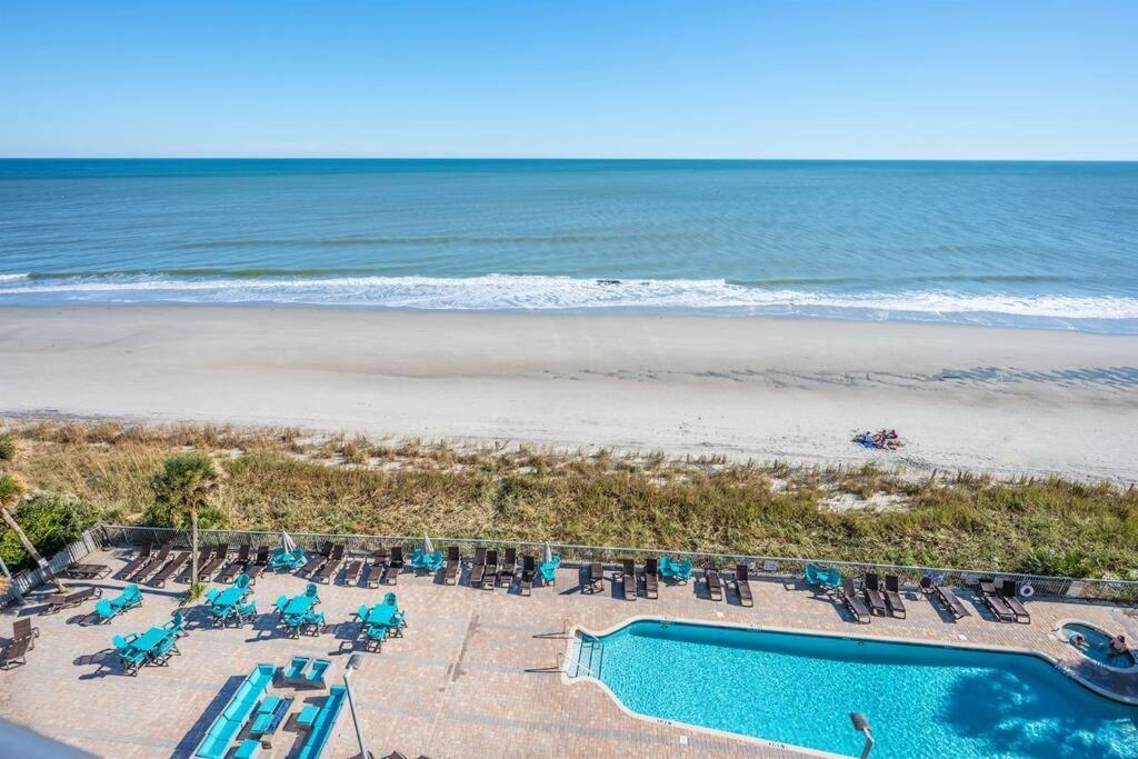 Villa 7Th Floor! Modern Building, Direct Oceanfront View Myrtle Beach Esterno foto