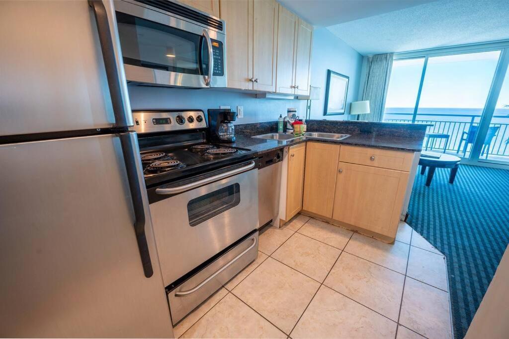 Villa 7Th Floor! Modern Building, Direct Oceanfront View Myrtle Beach Esterno foto