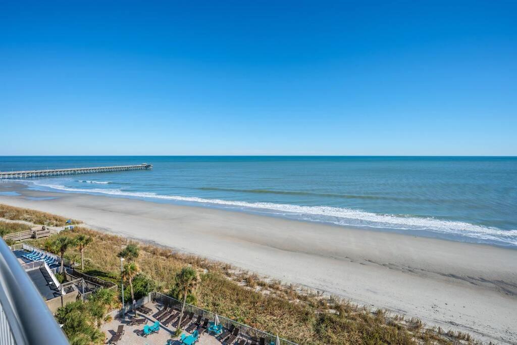Villa 7Th Floor! Modern Building, Direct Oceanfront View Myrtle Beach Esterno foto