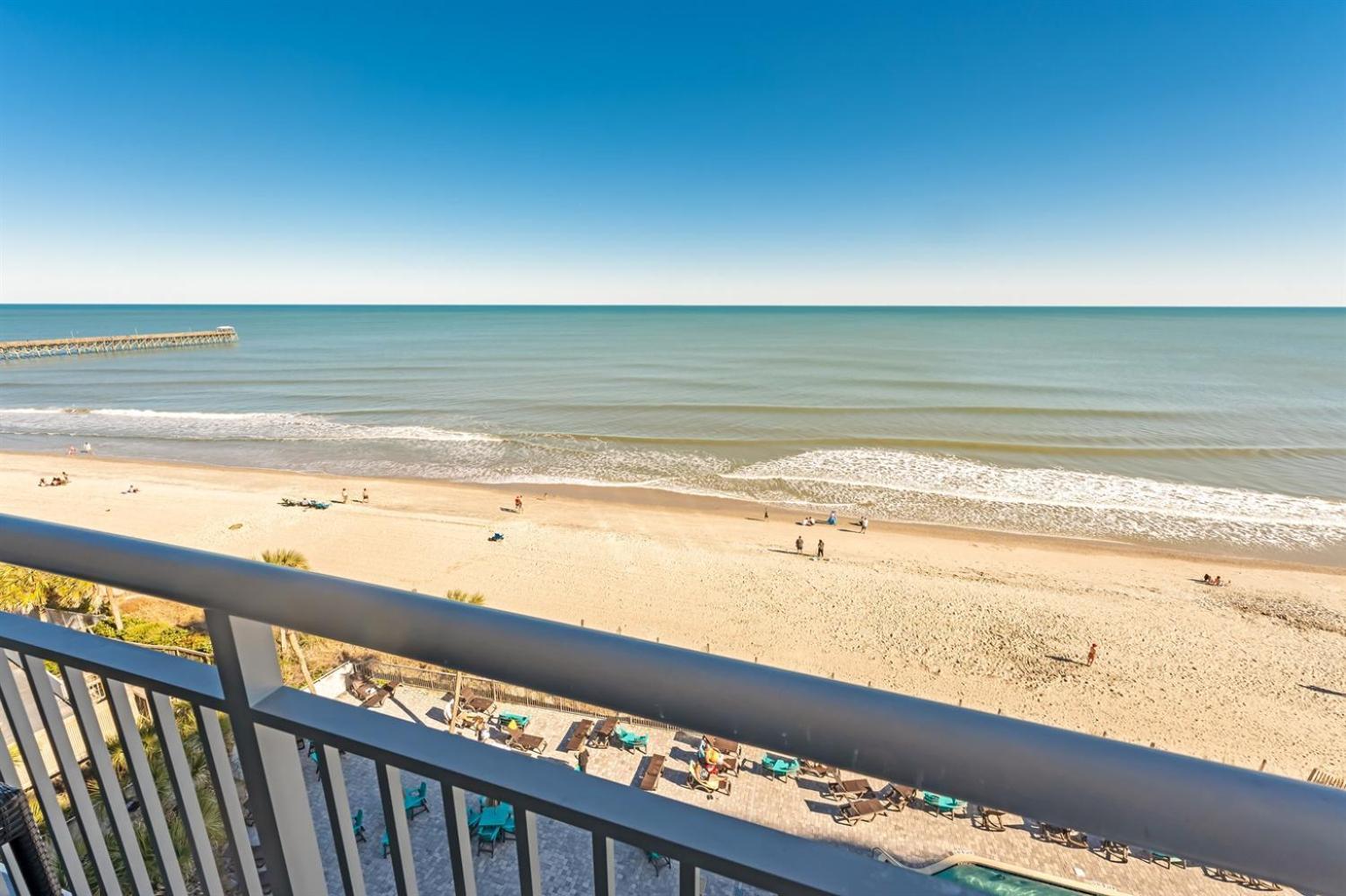 Villa 7Th Floor! Modern Building, Direct Oceanfront View Myrtle Beach Esterno foto