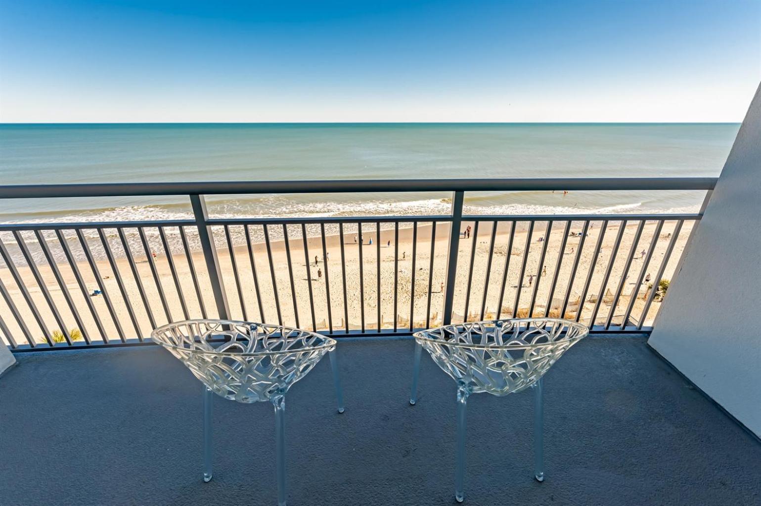 Villa 7Th Floor! Modern Building, Direct Oceanfront View Myrtle Beach Esterno foto