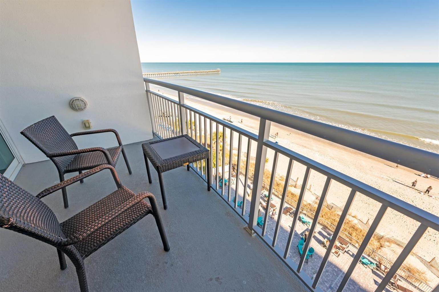 Villa 7Th Floor! Modern Building, Direct Oceanfront View Myrtle Beach Esterno foto