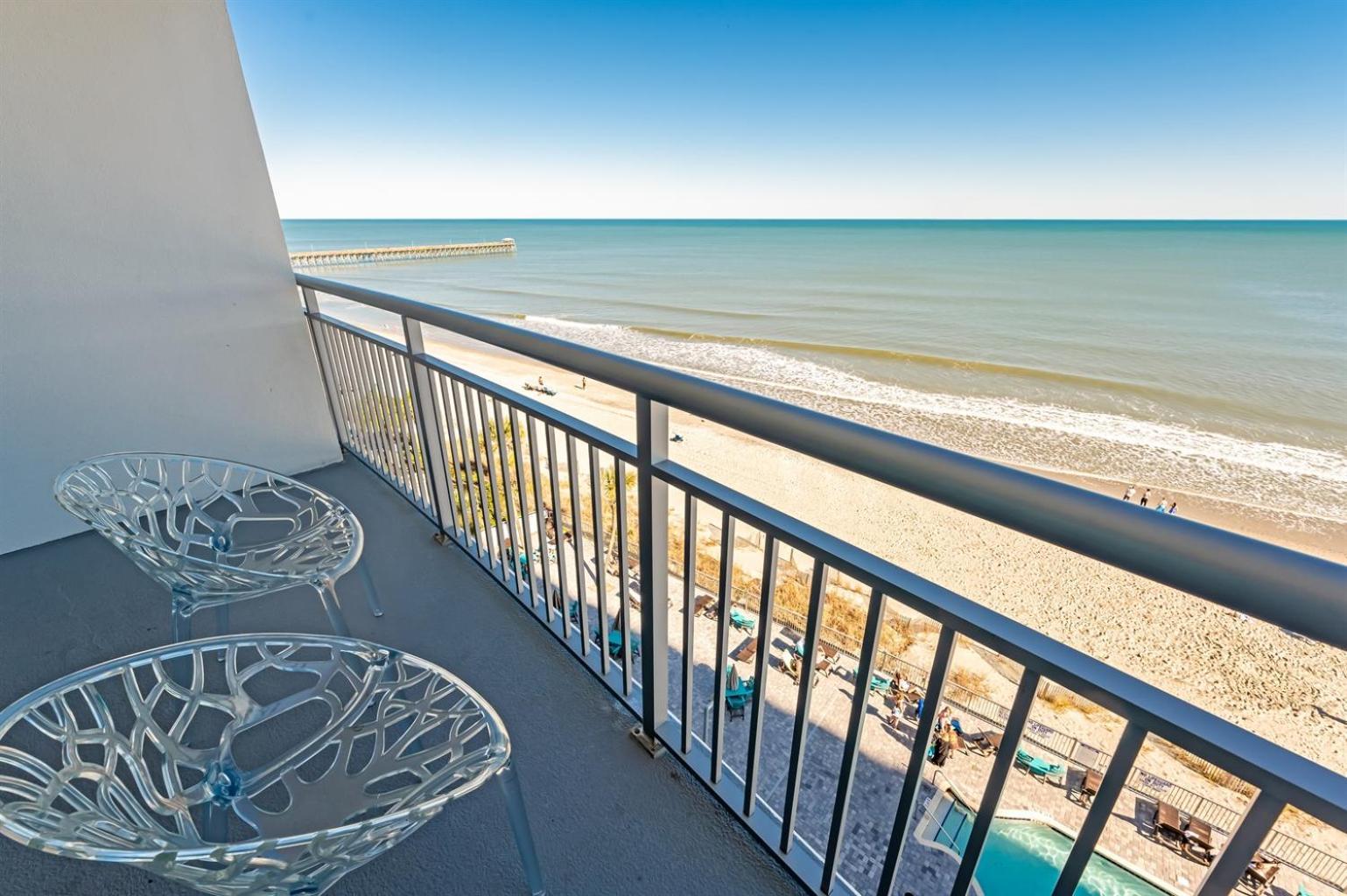 Villa 7Th Floor! Modern Building, Direct Oceanfront View Myrtle Beach Esterno foto